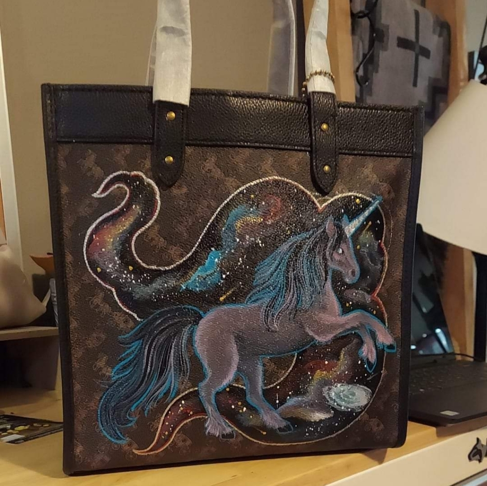 NFS Hand painted bags drop soon!